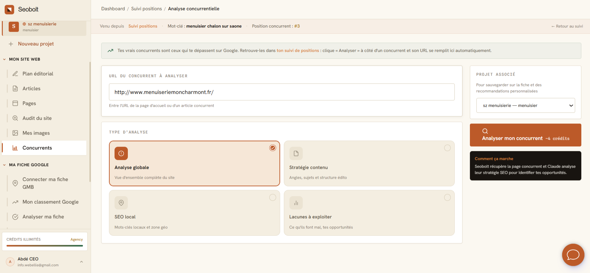 Analyse concurrentielle